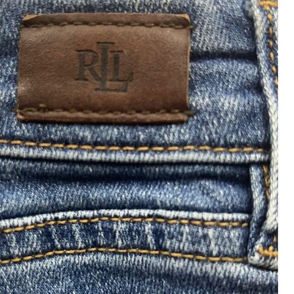 Vintage Lauren Ralph Lauren Green Label Womens Bootcut Jeans Size 18 - Picture 4 of 8